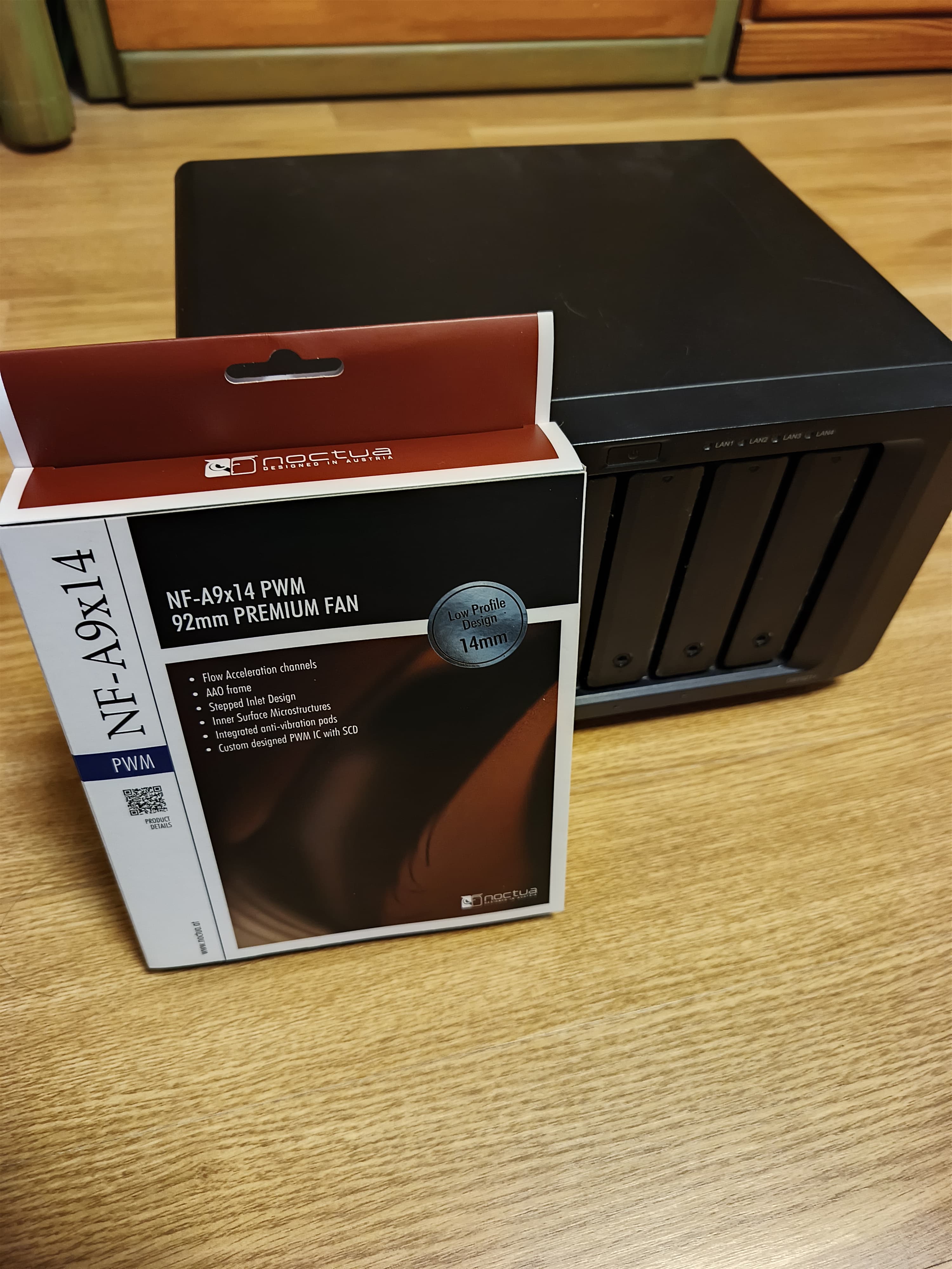 [NAS 수리] 시놀로지 DS1621+ 팬 고장! 녹투아 NF-A9x14 PWM 자가 교체 후기